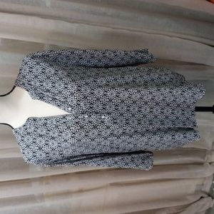 Basic Editions 100% Rayon XL Blouse